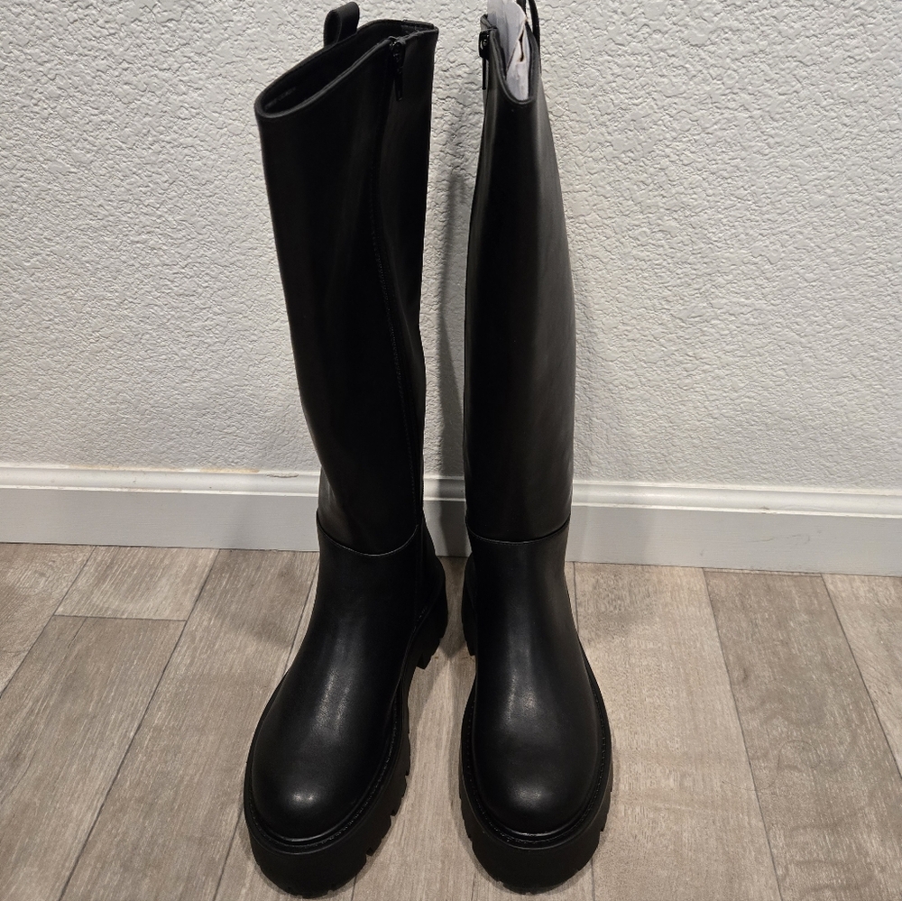 Madden Girl Black Over the Knee Boots